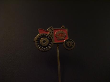 Tractor met Shell logo